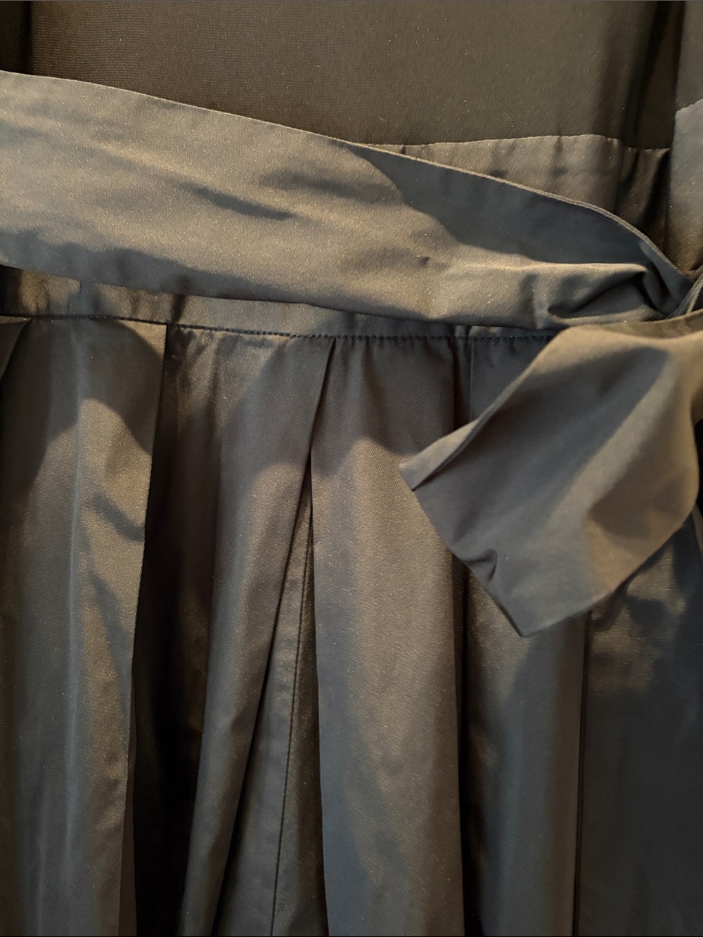 Ralph Lauren black taffeta Gown - Picture 2 of 8